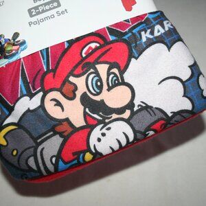 🏅 NTW MARIO KART PJs BOYS 6 7 PAJAMAS SET SHIRT PANTS GAMER NINTENDO BRAND NEW